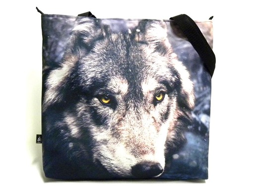 Duża torba na zamek z wilkiem Gaul Designs