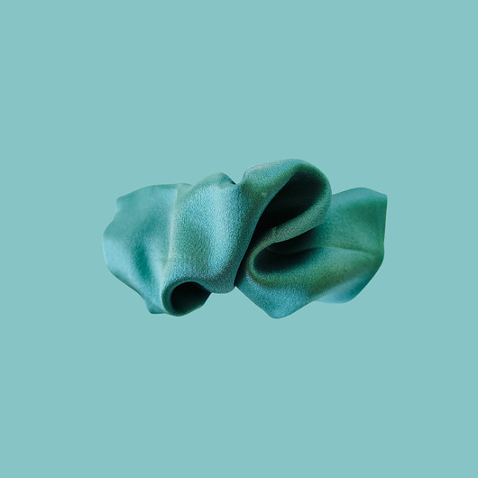 spinki i klamry do włosów Scrunchie spinka klamra jedwabna morska bryza