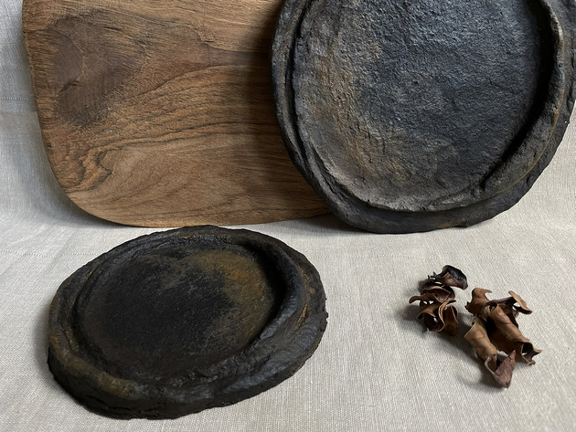 dodatki - różne Talerze ozdobne wabi-sabi