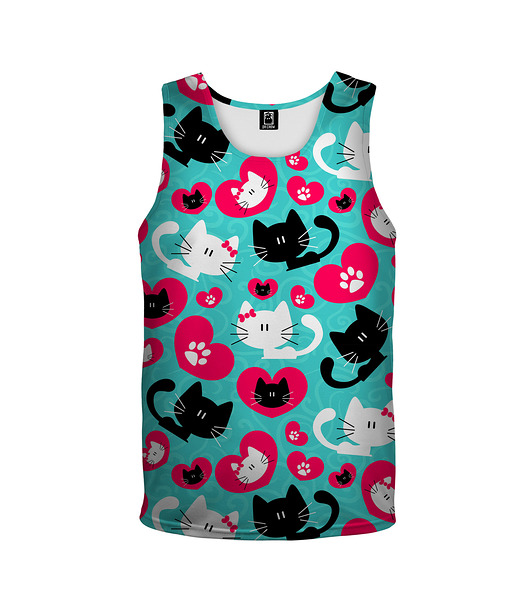 t-shirty dla dziewczynki Bokserka Top Girl DR.CROW Heart Kitty