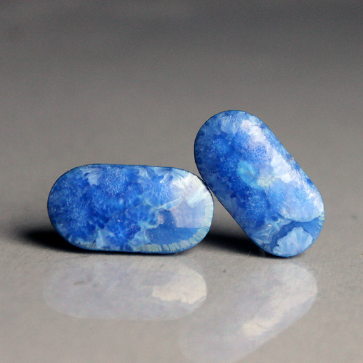 kolczyki ceramiczne PILL/stal chirurgiczna/