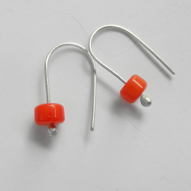 kolczyki z kamieniami Kolczyki OKRĄG