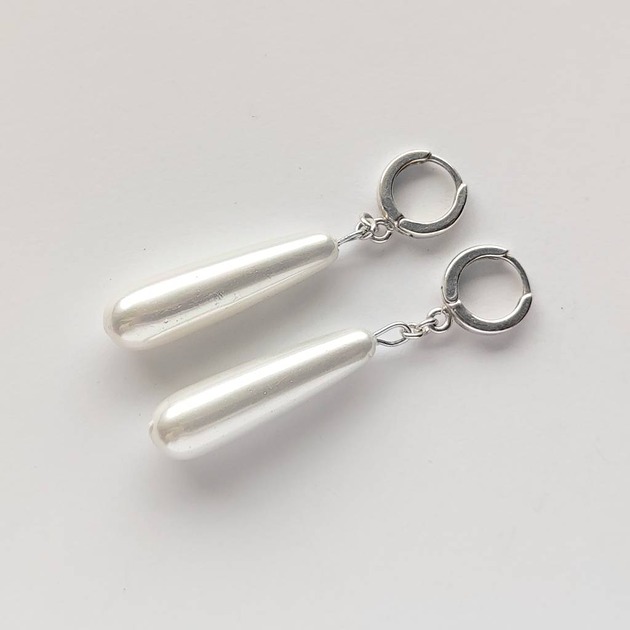 kolczyki z kamieniami Kolczyki OKRĄG