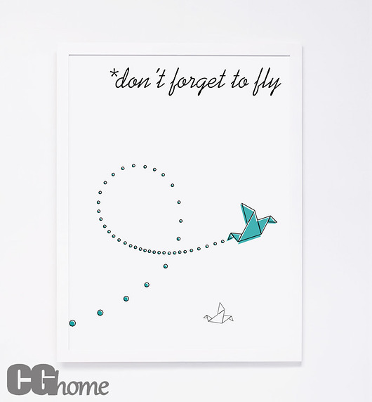 ORIGAMI plakat GRAFIKA  Cghome