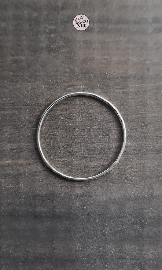 Pierścionki srebrne SREBRO - obrączka SLIM młotkowana