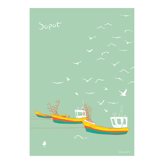 plakaty Plakat Sopot Kutry