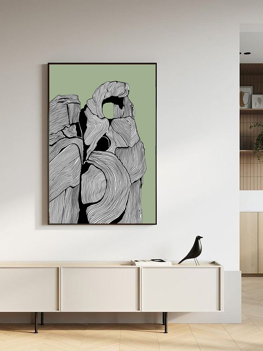 plakaty Okiennik w zieleni / Jura / Skały / Grafika