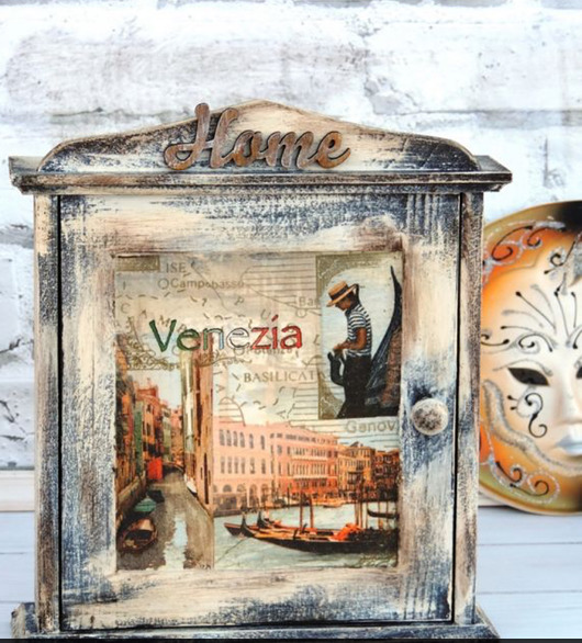przechowywanie - różne Szafka na klucze, Wenecja, shabby chic
