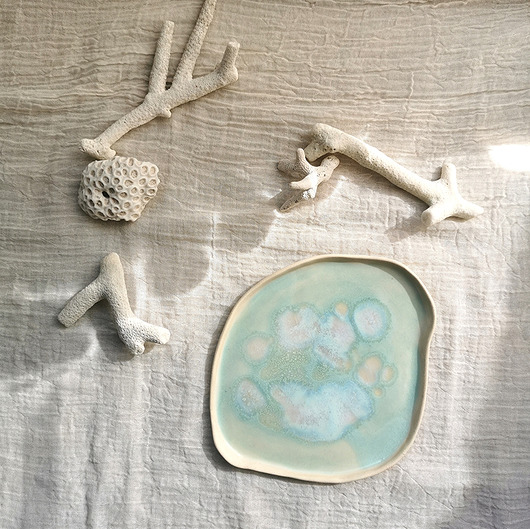 pojemniki na biżuterię Ceramiczna tacka / talerz