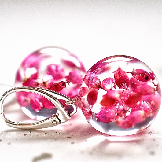 Kolczyki na srebrnych angielskich biglach Grol Jewellery