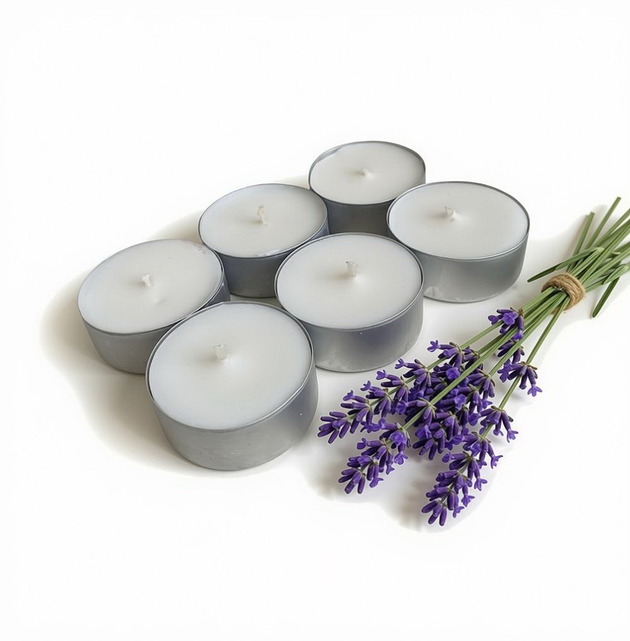 świeczniki i świece Blue Lavender  6 szt./ tealight 85g- wosk sojowy (inne zapachy)