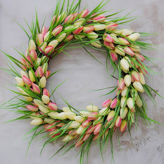 wianki wielkanocne Wianek wiosenny Hello Spring