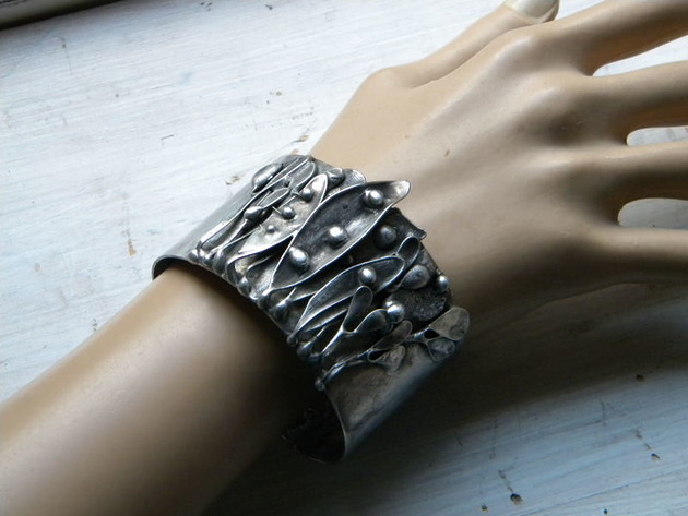 (zam) zarośla - BRANSOLETA MANKIET  CUFF Beata Trotter