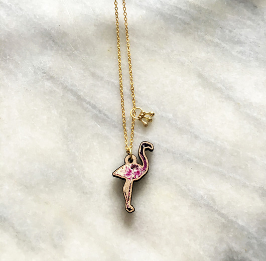 Flamingo - wisior BOSKE