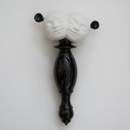 figurki i rzeźby Porcelanowa grzechotka TWINS