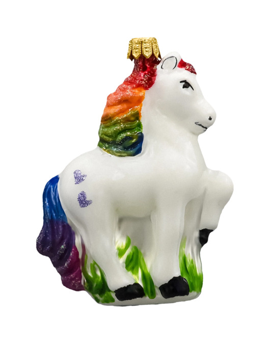 ozdoby choinkowe Bombka choinkowa: Konik z tęczową grzywą