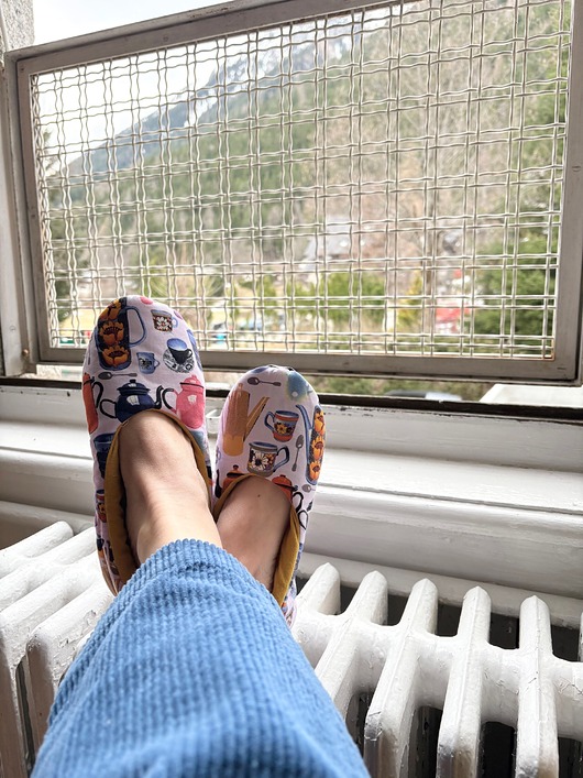 kapcie damskie Kapcie filiżanki i czajniczki r.38