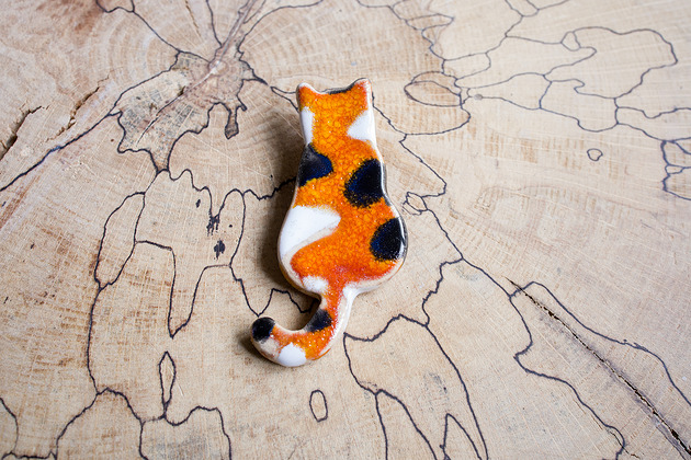 magnesy Kotek ceramiczny magnes