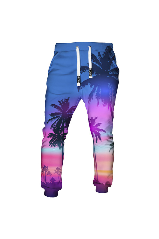 spodnie dresowe damskie DR.CROW Spodnie Fullprint Summer Time