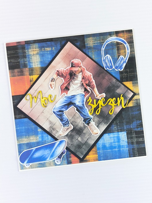 kartki scrapbooking Kartka uniwersalna Kolekcja młodzieżowa 6