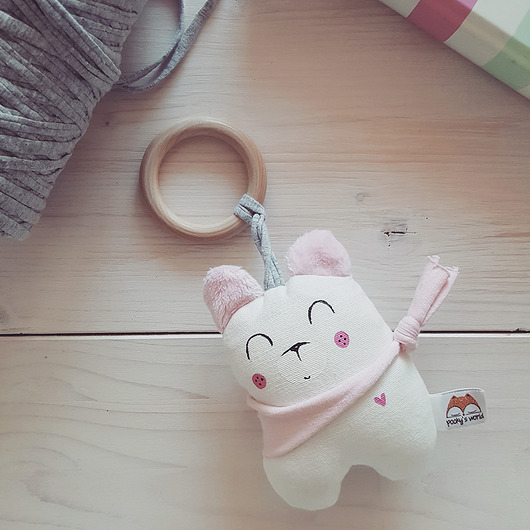 Miś Kluseczka Grzechotka Gryzak Pookys world