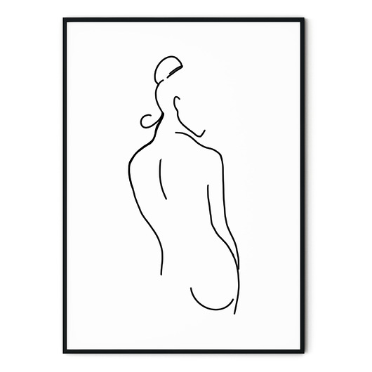 Plakat minimalistyczny Woman no. 4 myscandi