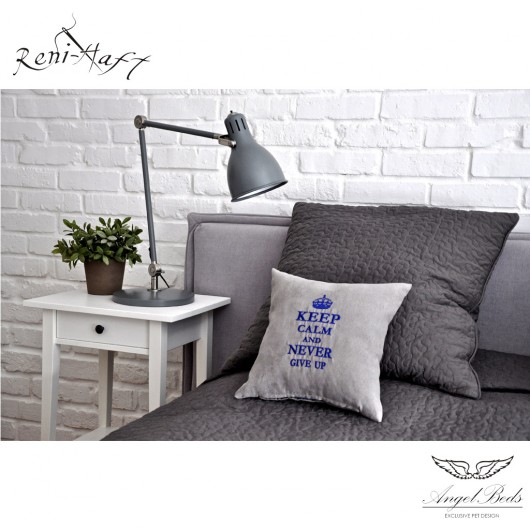 Poduszka Keep Calm + haft + wypełnienie gratis RENIHAFT