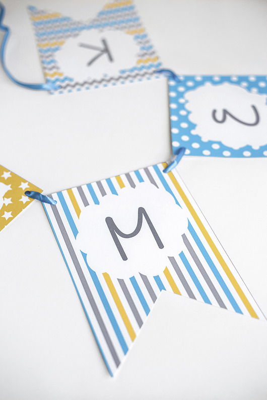 akcesoria dziecięce - różne Girlanda personalizowana na urodziny KOTEK