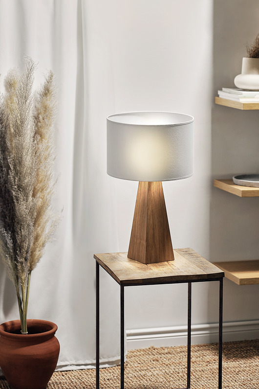 lampy stołowe Claro - drewniana lampa stołowa