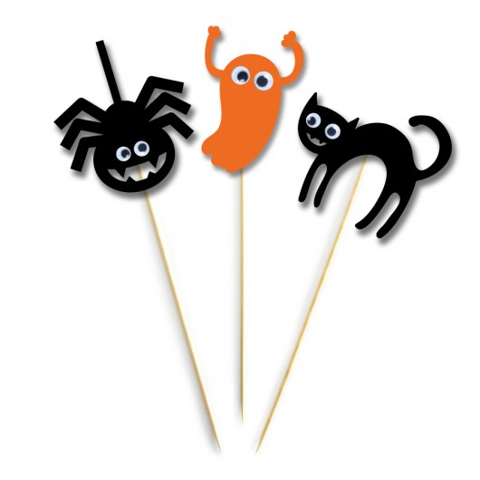 Kształty na patyku HALLOWEEN Wiewiórka i Spółka