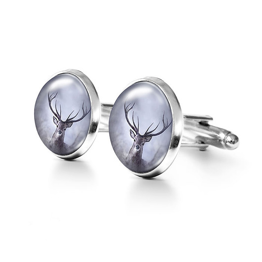 spinki do mankietów Jeleń - spinki do mankietów