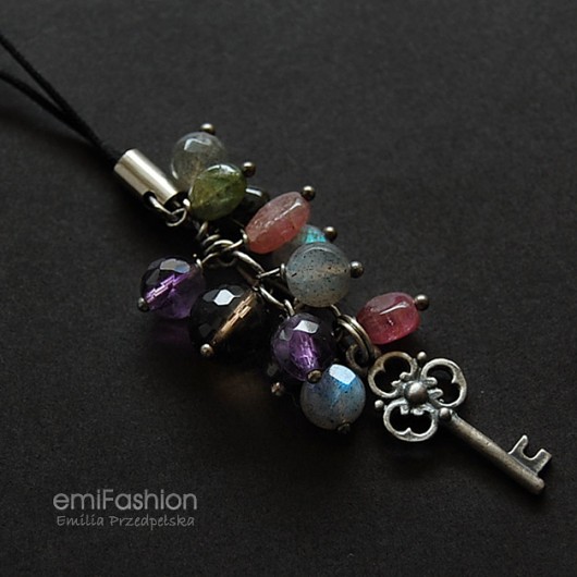 Turmalin, Labradoryt, Ametyst, Kwarc i srebro MAREMI Jewelry