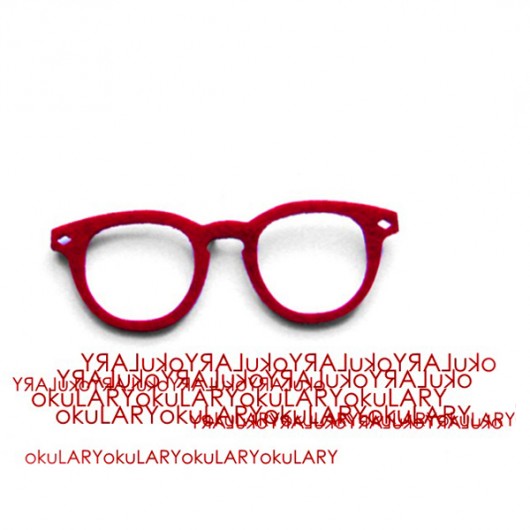 okuLARY felt label