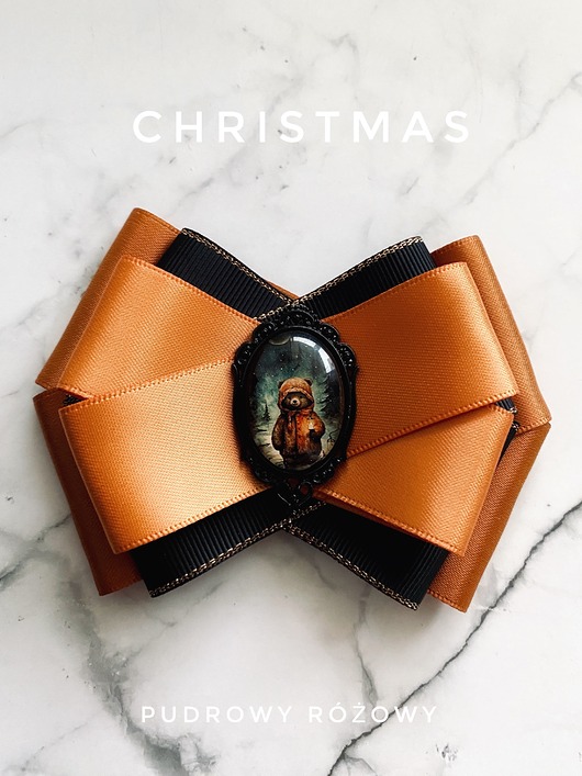 broszki Brosza z zimowym misiem NEW