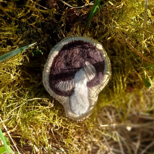 broszki Przypinka z grzybem