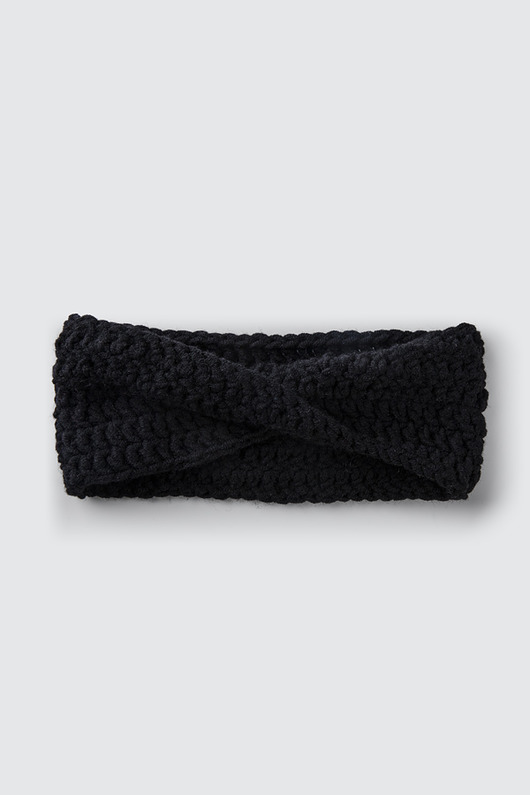 Opaska z węzłem z wełny merynosa handmade HisOutfit