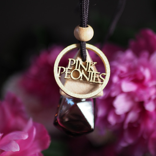 dodatki - różne Zapach do samochodu Pink Peonies, zapach różowych piwonii