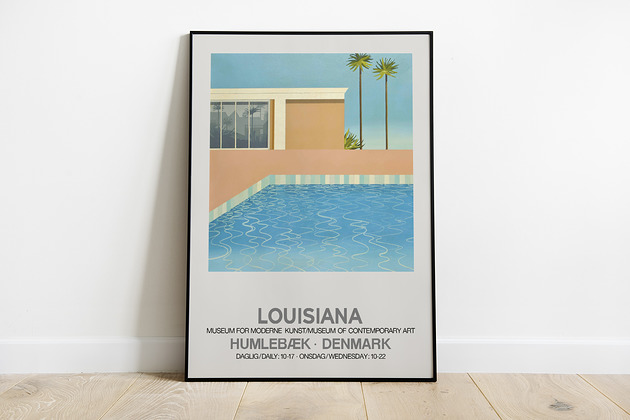David Hockney-Plakat do wystawy Pas De LArt