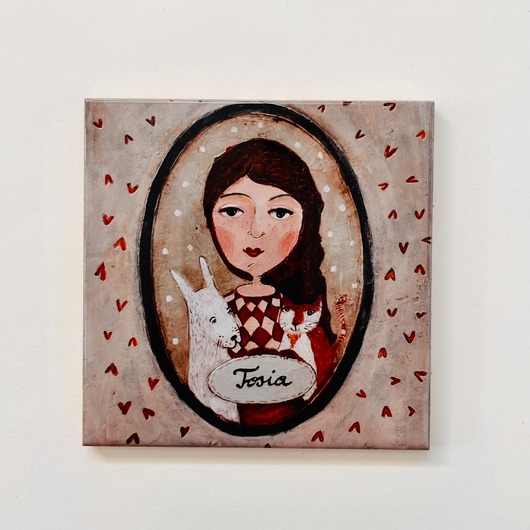 grafiki i ilustracje Kafle ceramiczne imienne