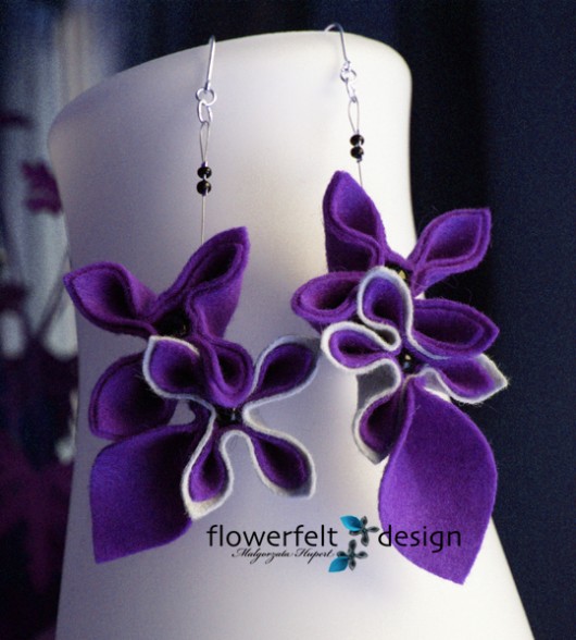 w Fioletach :: Zamówienie FlowerFelt Design