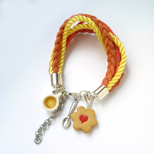 Bransoletka - herbata i ciastko Lemon Lovely