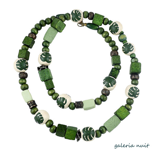 Wiosna - zielona monstera galeria nuit