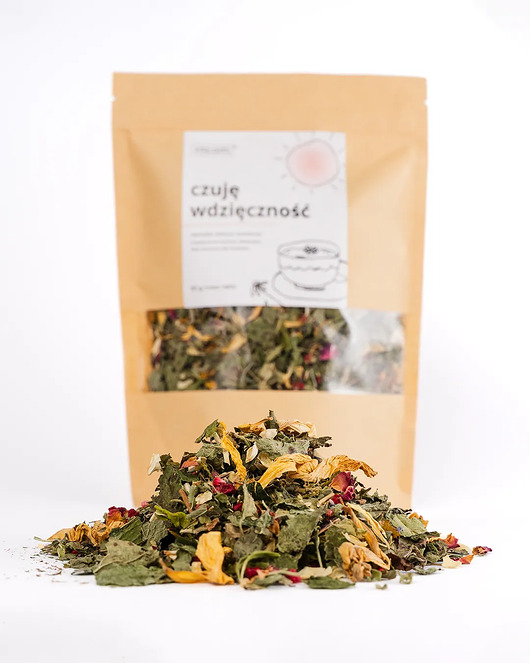 kuchnia - różne Herbata ,,Czuję wdzięczność 50 g Ziołowo-Kwiatowa