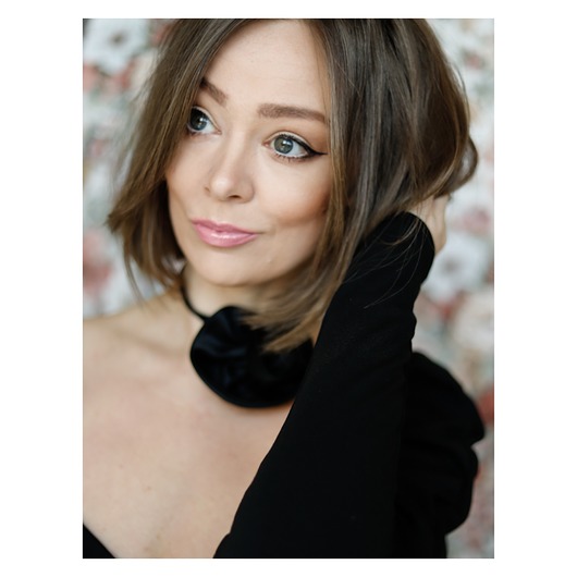 chokery Czarny choker z jedwabiu