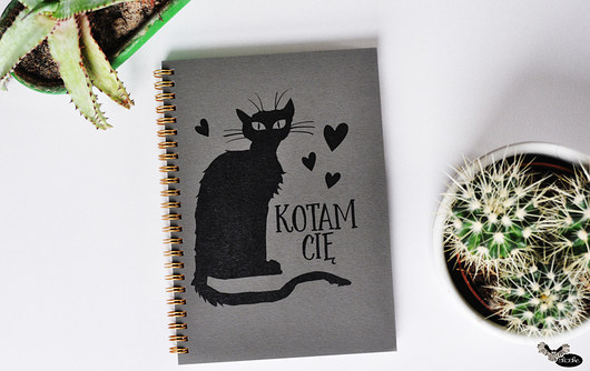Kotam Cię,   notatnik eko Sowia Aleja