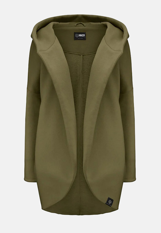 bluza z kapturem damska Peleryna do zadań specjalnych Militarna zieleń