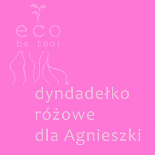dyndadełko różowe na zamówienie ecobetoo