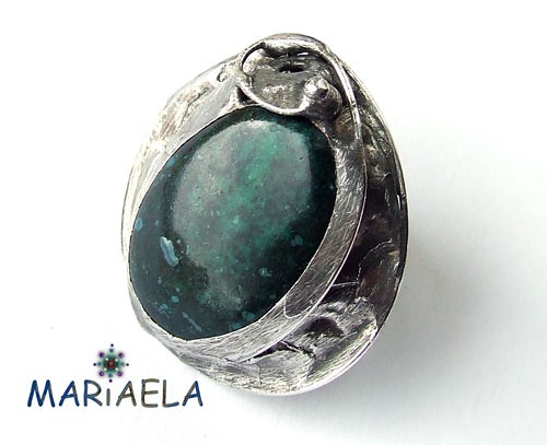 CHRYZOKOLA OWAL MARIAELA