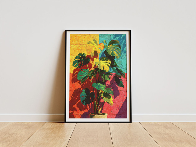plakaty Plakat - Monstera rich
