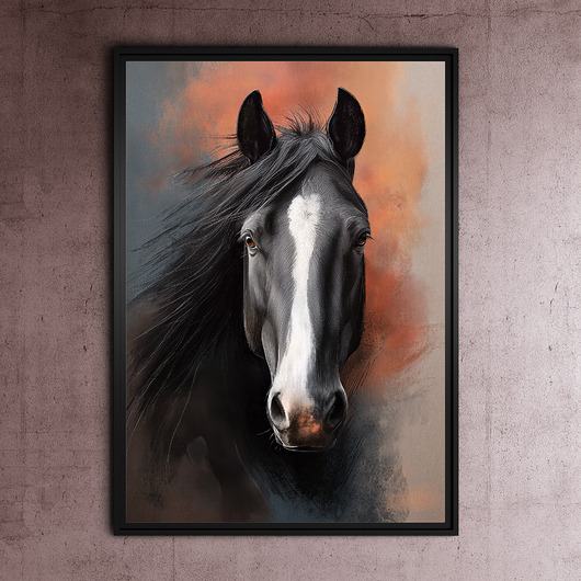 plakaty Portret konia 3  - grafika na plakacie
